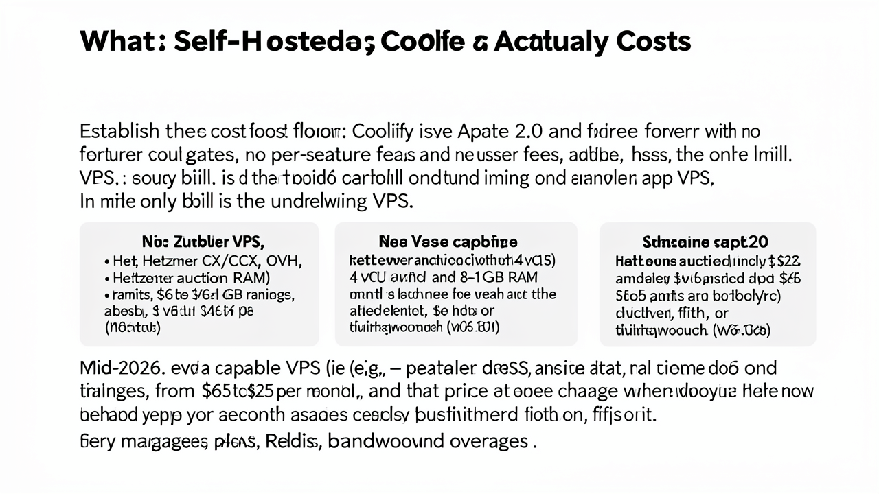 What Self-Hosted Coolify Actually Costs