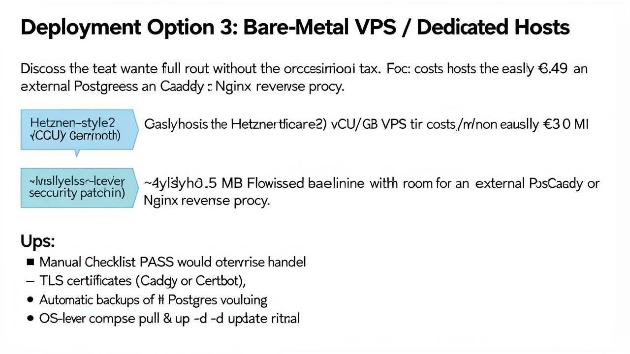 Deployment Option 3: Bare-Metal VPS / Dedicated Hosts