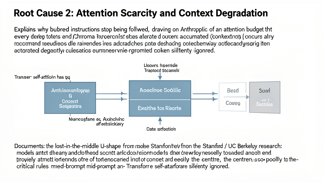 Root Cause 2: Attention Scarcity and Context Degradation