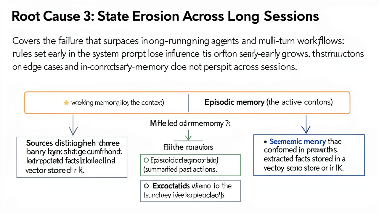 Root Cause 3: State Erosion Across Long Sessions