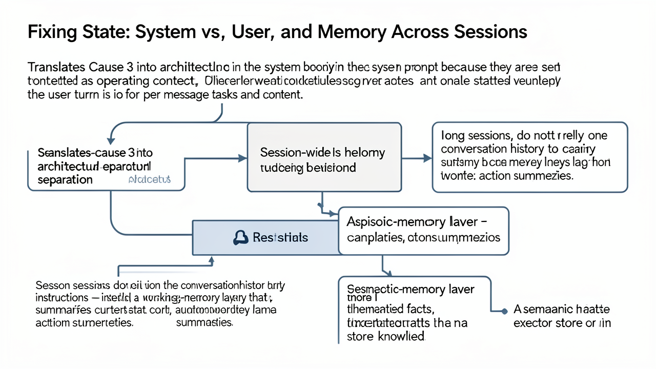 Fixing State: System vs. User, and Memory Across Sessions