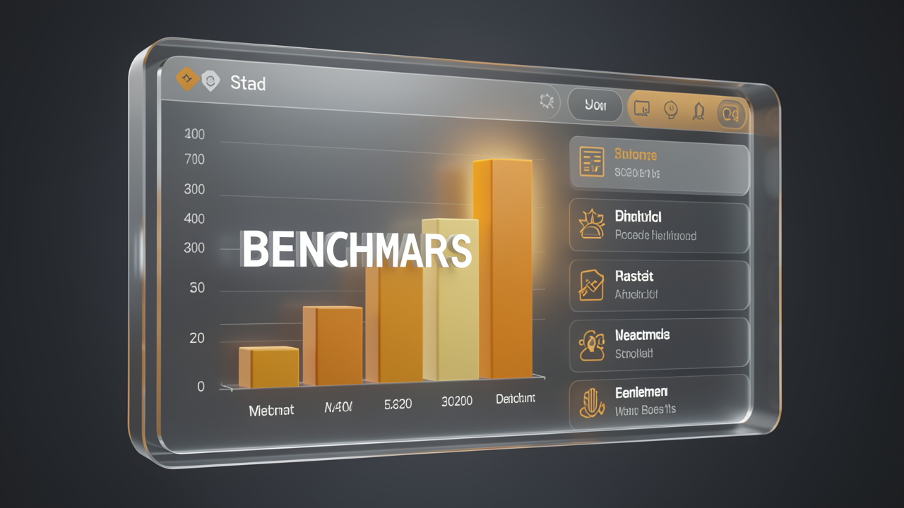 A leaderboard of benchmark scores comparing AI models on software engineering tasks, with bars showing SWE-bench Verified and SWE-bench Pro results and a warning marker on inflated top scores.